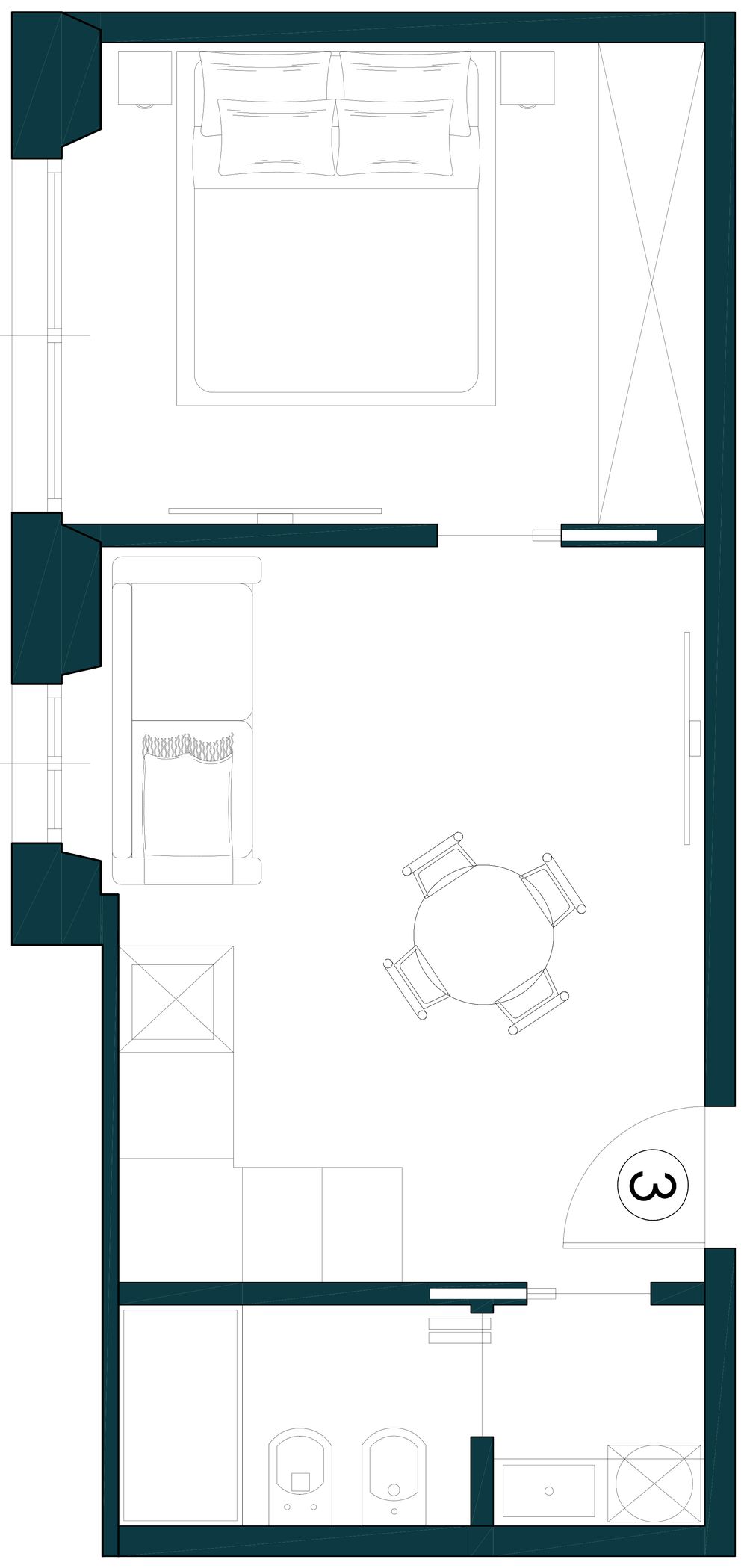 Planimetria Appartamento 03
