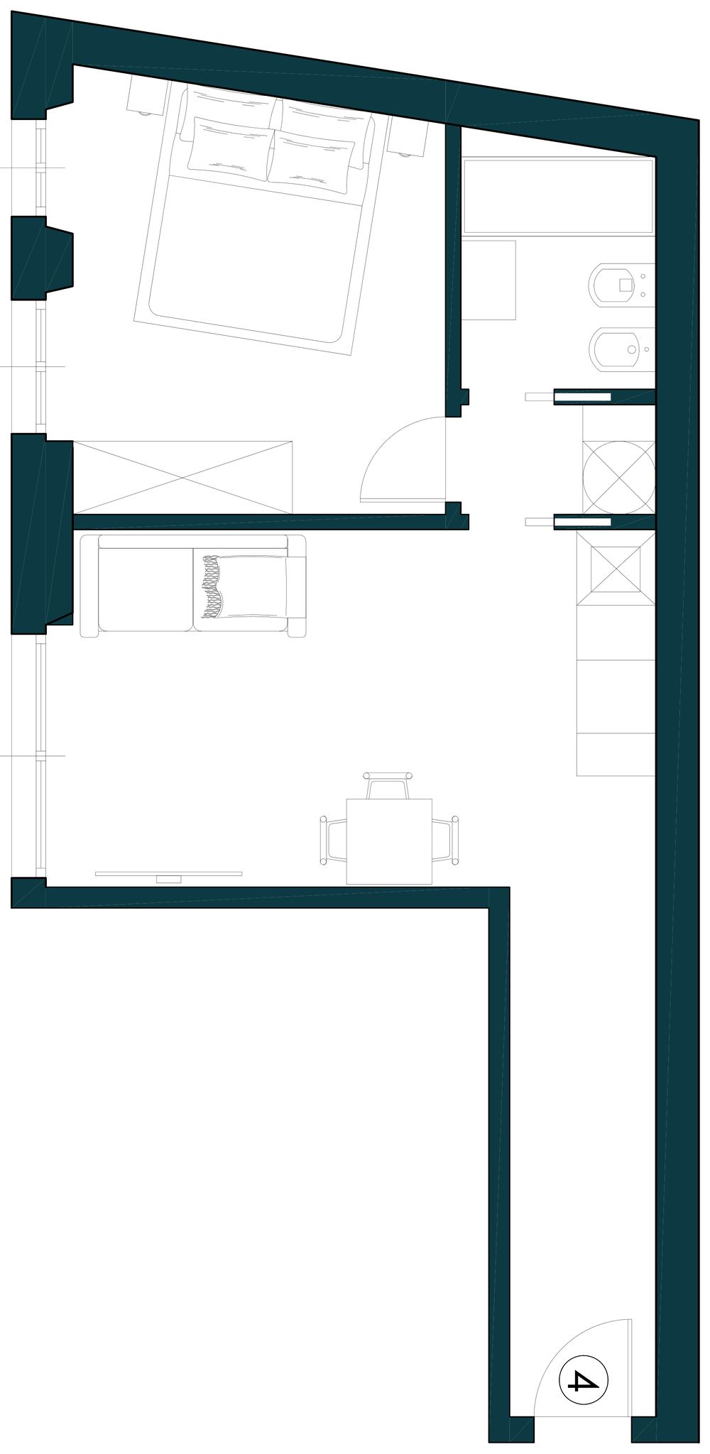 Planimetria Appartamento 04